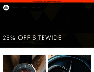 xericwatches.com screenshot