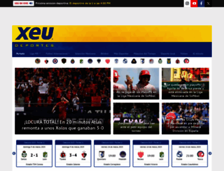 xeudeportes.com.mx screenshot