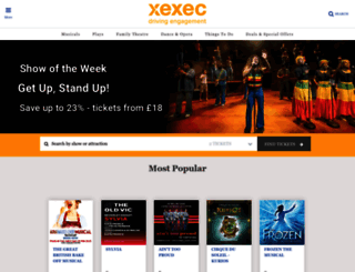 xexec.entstix.com screenshot