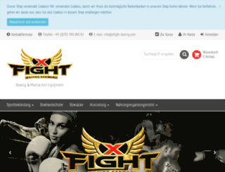xfight-boxing.de screenshot