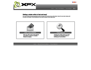 xfx.4myrebate.com screenshot