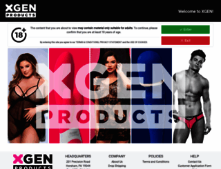 xgenproducts.com screenshot