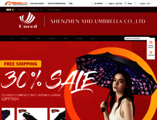 xhdumbrella.en.alibaba.com screenshot