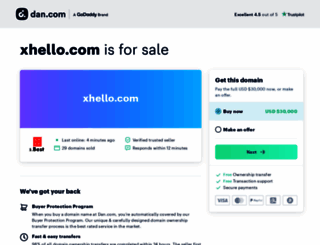 xhello.com screenshot
