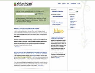 xhtml-css.com screenshot