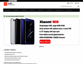 xiaomidevice.com screenshot