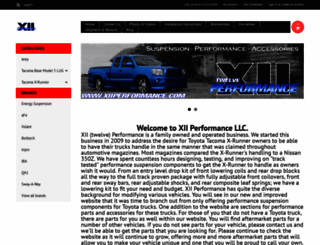 xiiperformance.com screenshot