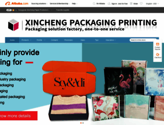 xinchengpaper.en.alibaba.com screenshot