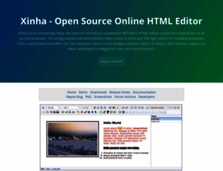 xinha.org screenshot