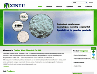 xintuchemical.com screenshot
