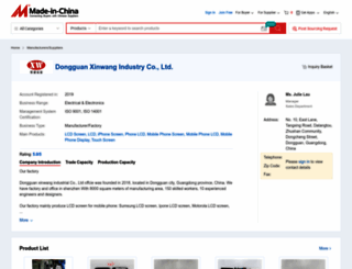 xinwangshiye.en.made-in-china.com screenshot