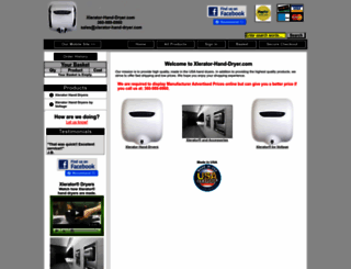 xlerator-hand-dryer.com screenshot