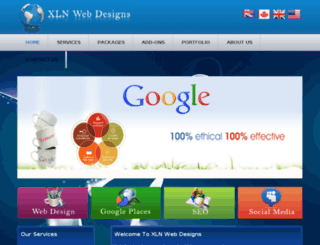 xlnwebdesigns.com screenshot