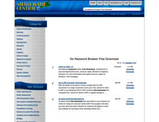 xls-password-breaker-free-download.sharewarecentral.com screenshot