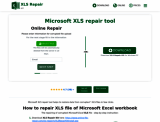 xls.repair screenshot