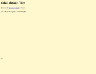 xmail.connect.ie screenshot
