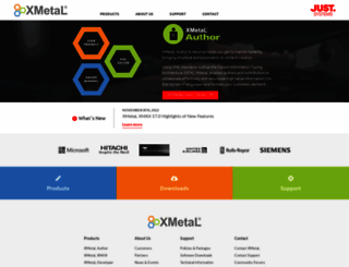 xmetal.com screenshot