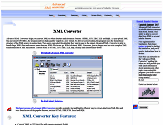 xml-converter.com screenshot