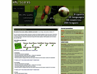 xml-scores.com screenshot