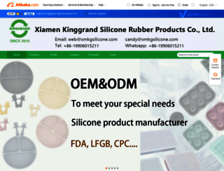 xmsiliconeproduct.en.alibaba.com screenshot