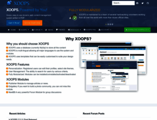 xoops.org screenshot