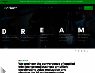 xoriant.com screenshot
