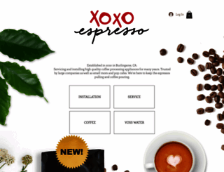 xoxoespresso.com screenshot
