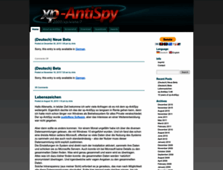 xp-antispy.org screenshot