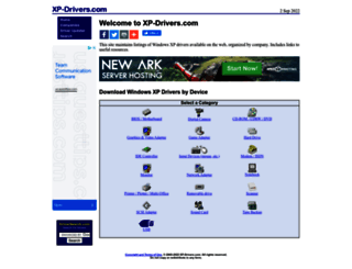 xp-drivers.com screenshot