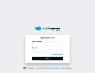 xp1.mobilexpense.com screenshot