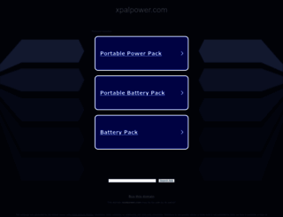 xpalpower.com screenshot