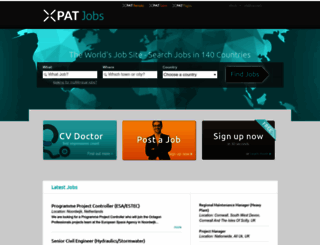 xpatjobs.com screenshot