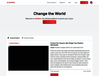 xpetition.com screenshot