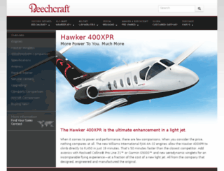 xpr.hawkerbeechcraft.com screenshot