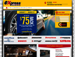 xpress-tire.com screenshot