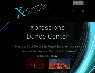 xpressionsdancecenter.com screenshot