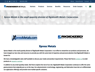 xpressmetals.com screenshot