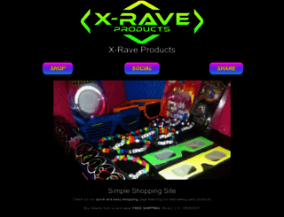 xraveproducts.com screenshot
