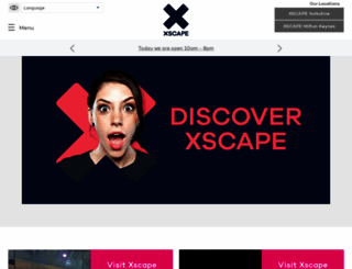 xscape.co.uk screenshot