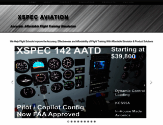 xspecaviation.com screenshot