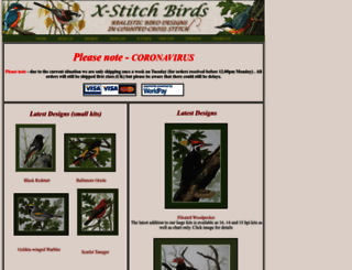 xstitchbirds.com screenshot