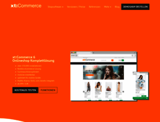 xt-commerce.com screenshot