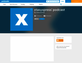 xtasyxpress.podomatic.com screenshot