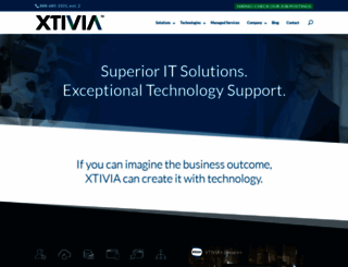 xtivia.com screenshot