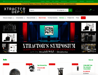 xtractordepot.com screenshot