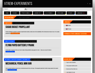 xtrem-experiments.com screenshot