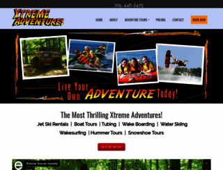 xtremeadventures.ca screenshot
