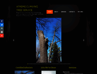 xtremeclimbingtreeservice.com screenshot