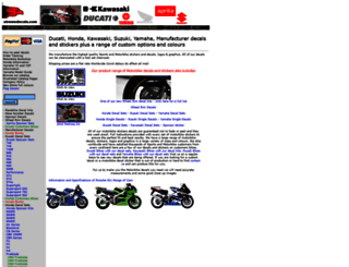 xtremedecals.com screenshot