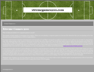 xtremegames200.com screenshot
